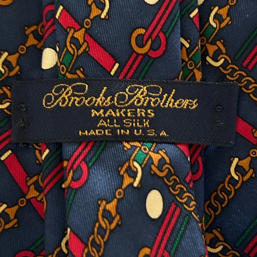 Vintage Brooks Brothers Equestrian Tie